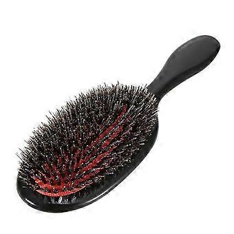 Vildsvin børster & Nylon Hårbørste Oval Anti-statisk Paddle Comb Scalp Massage Hair Care Tool