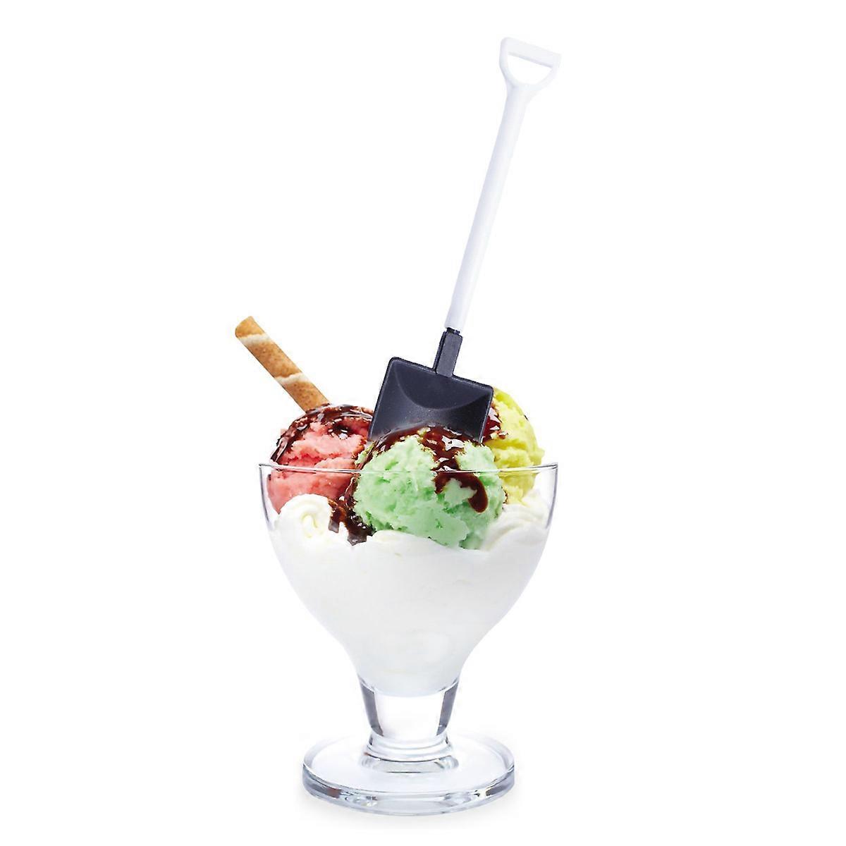 Dessert Spoon Plastic Shape for Decoration 50Pcs Collection