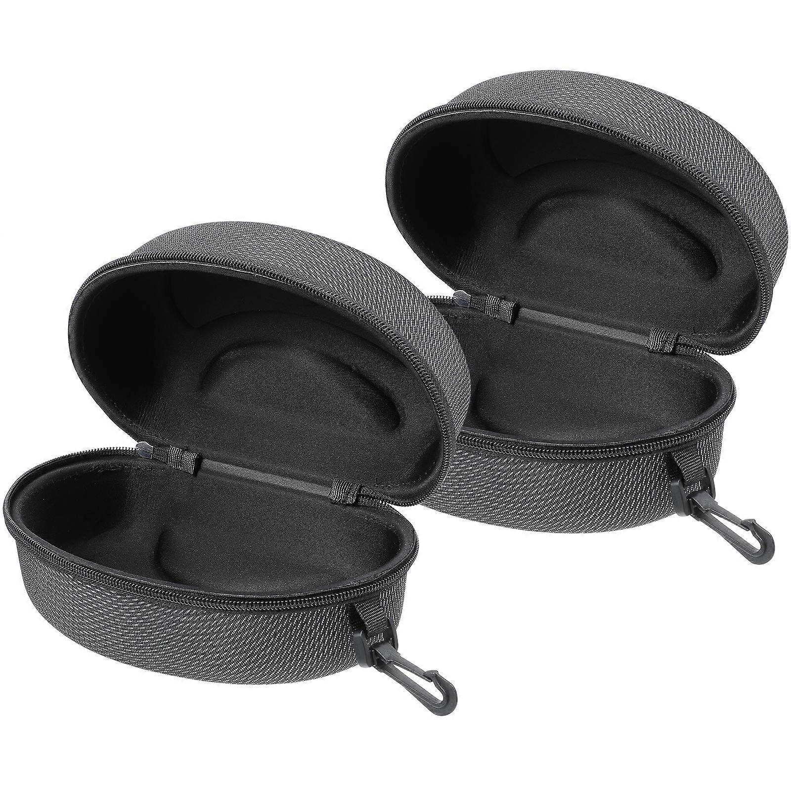 Eyewear Case Ski Goggles Box for Storing 2Pcs Durable Eva Material