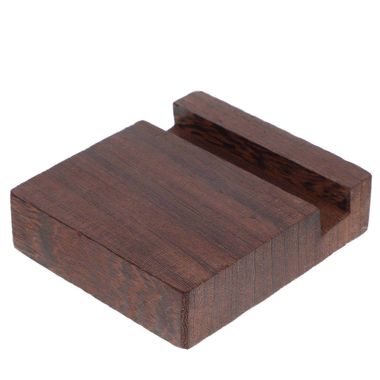 Household Phone Rack Walnut Phone Bracket for Desktop Use