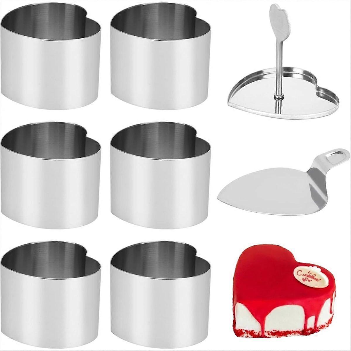 6 Pack Cake Ring Molds Set