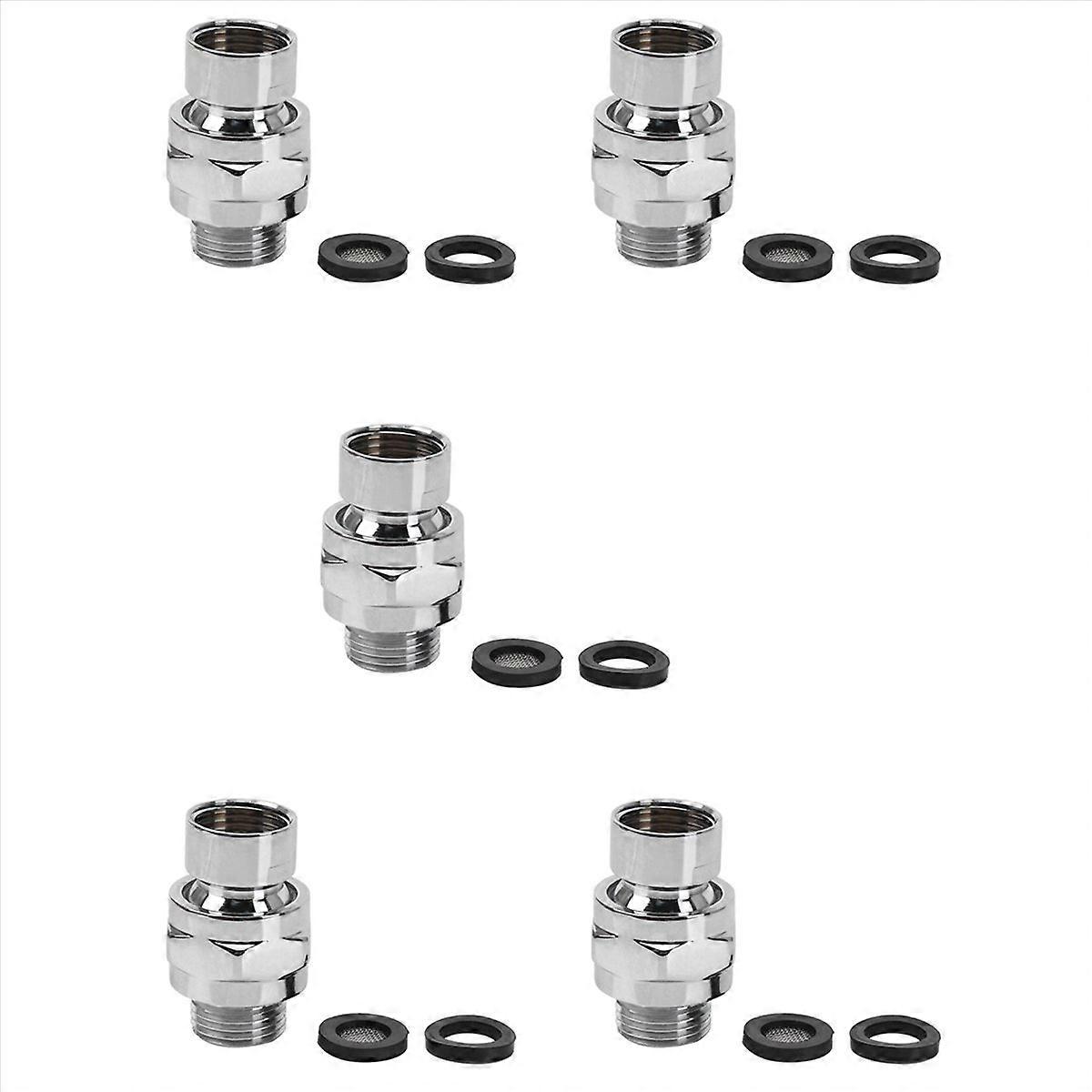 Brass Chrome Ball Joint Shower Arm Head Angle Adjustable Adapter