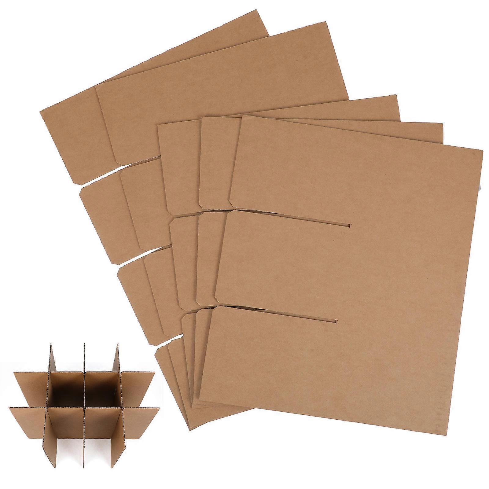 Moving Box Inserts Glass Dividers Protective Box Dividers 10Pcs Kit