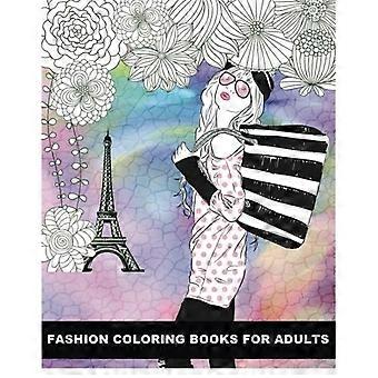 Libros para colorear de moda para adultos: diseños elegantes y elegantes, moda y lo mejor del estilo callejero de París