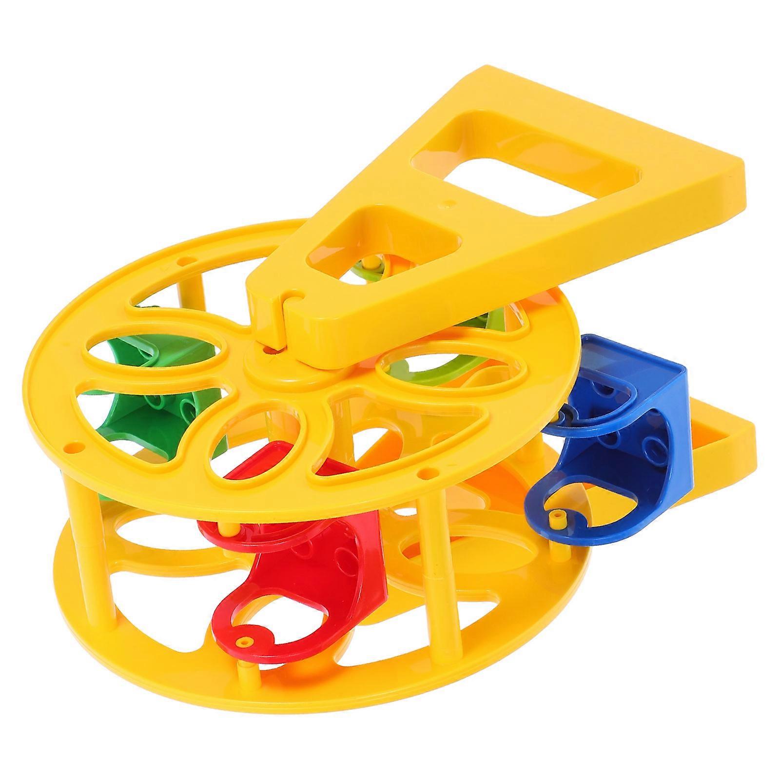 Train Track Ferris Wheel Accessory for Creative Playtime with 2Pcs Set