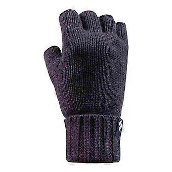 Heat Holders - Ladies Solid Knit Thermal Fingerless Gloves