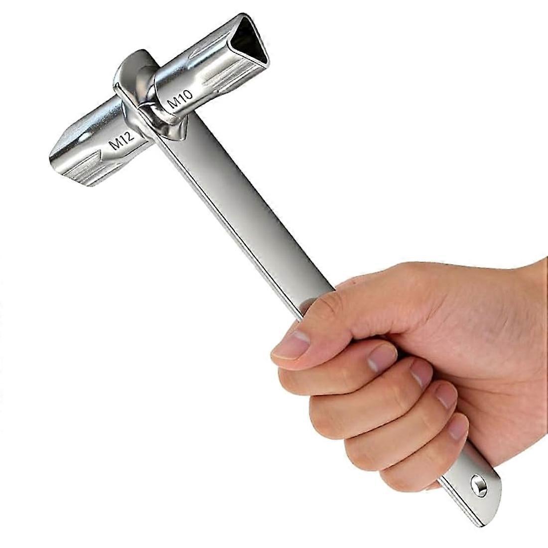 2 Pcs Double-Headed Triangular Keys M10/M12 For Bollards, Barrier Posts And Guardrail Posts With Triangular Locks