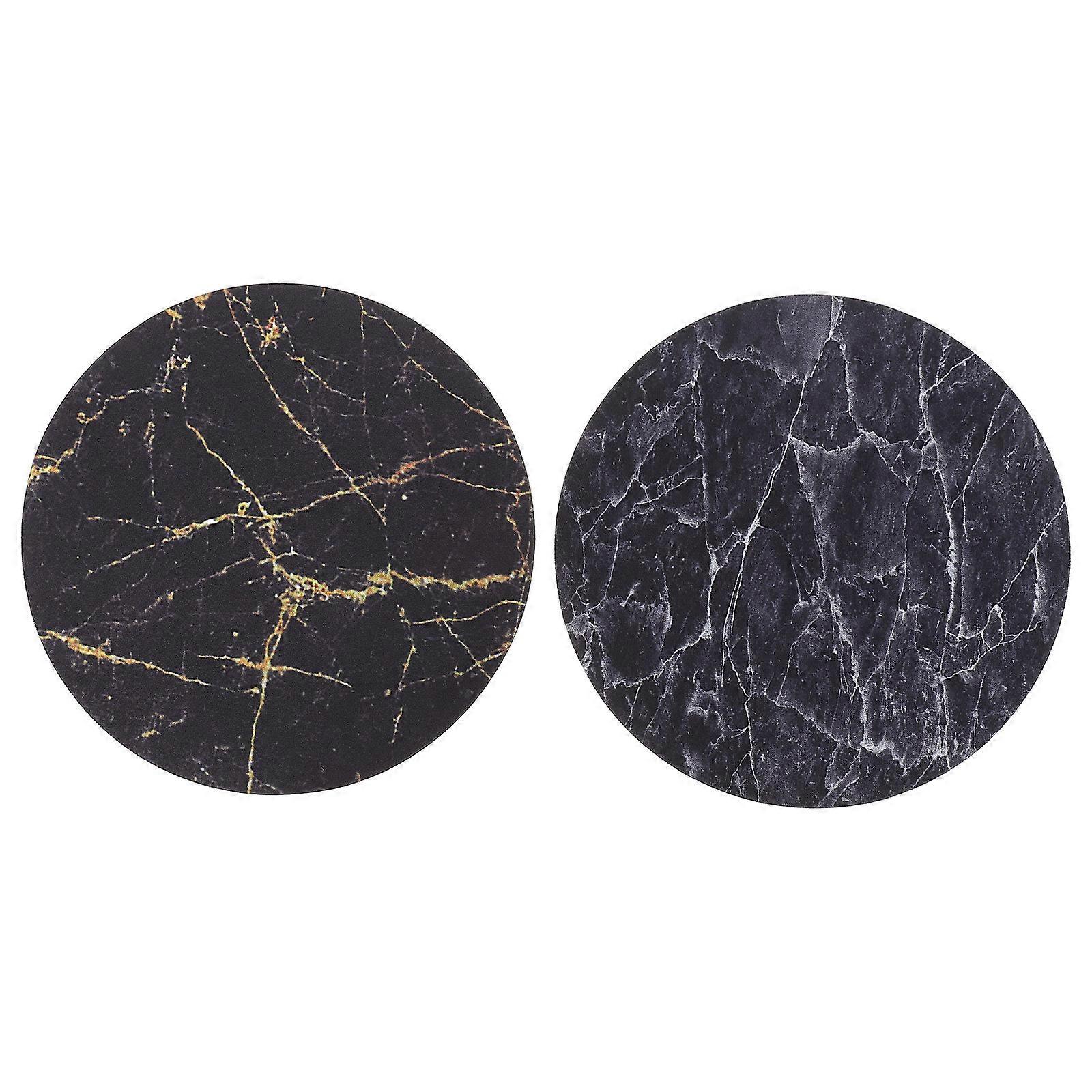 Marble Style Mouse Mat for Computer Using 2Pcs Waterproof Non-Slip Mouse Pads
