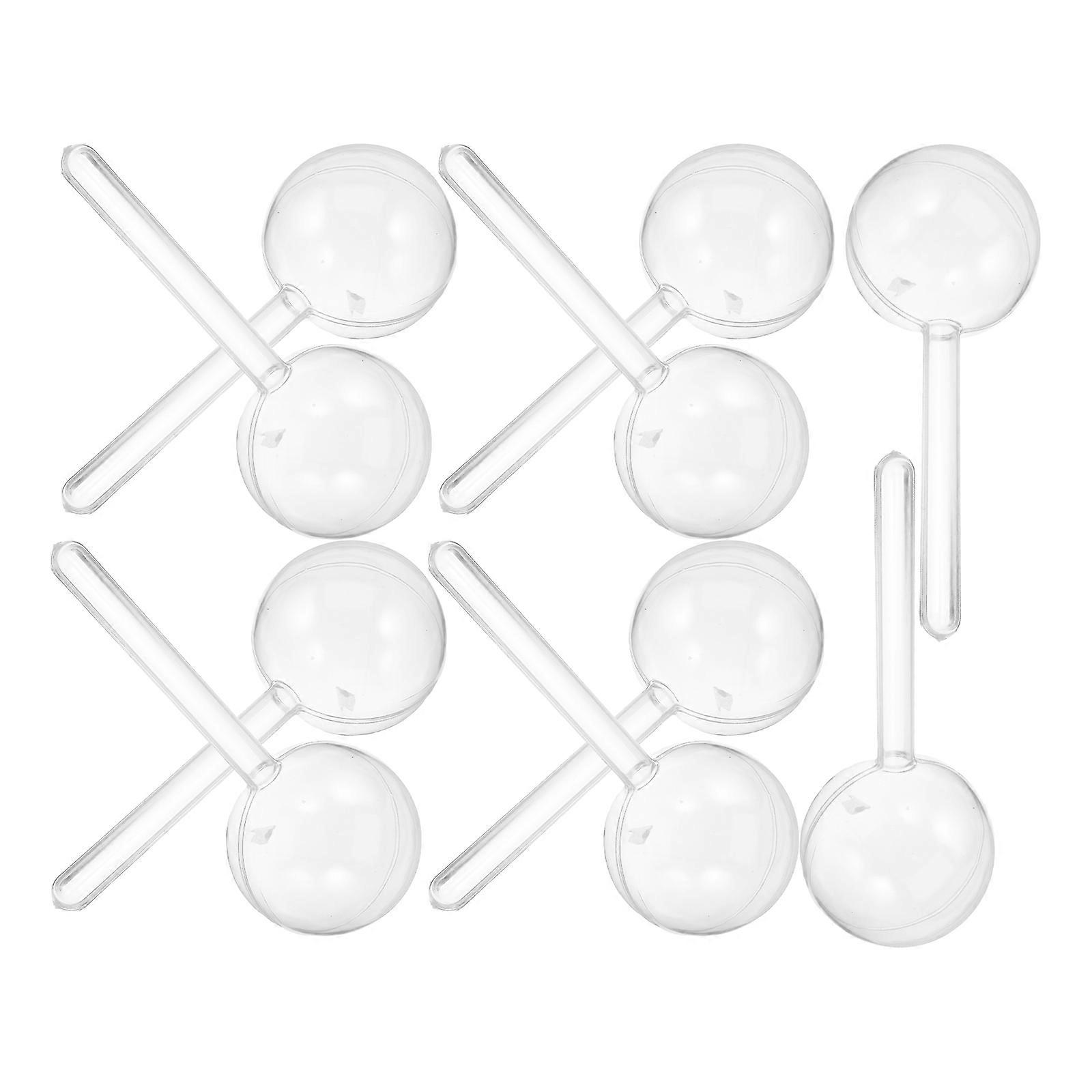 Transparent Plastic Candy Boxes for Organizing 48Pcs Round Storage Cases