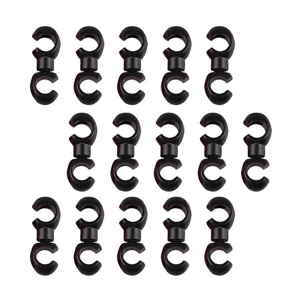 Handcuff Style Bike Cable Clips for 40Pcs Rotating S-Hook Cable Fixing