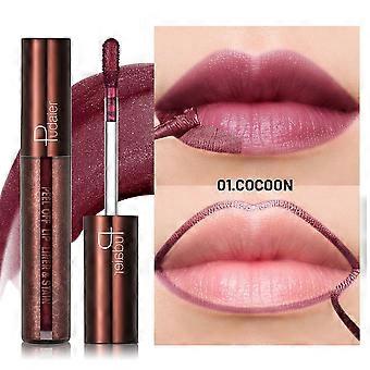 Tinte labial despegable, maquillaje con tinte labial de acabado mate altamente pigmentado para mujeres, lápiz labial líquido resistente al agua y a las manchas de larga duración para todos.