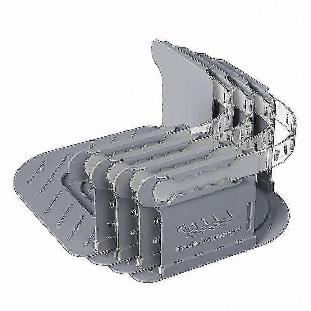 Gray Bed Sheet Fasteners with Locking Strips, Corner Holders for Sheets