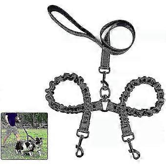 Double Dog Leash compatible with 2 Dogs,dog Leash,360tangle-free Double Dog