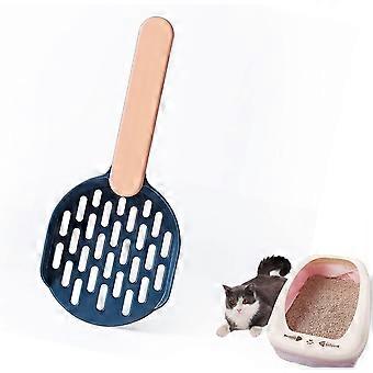 1 stuk kattenbakvullingschep met zeef, hoogwaardige kattenbakvulling, voerschep voor katten en honden, ideaal voor alle katten en honden [MI]