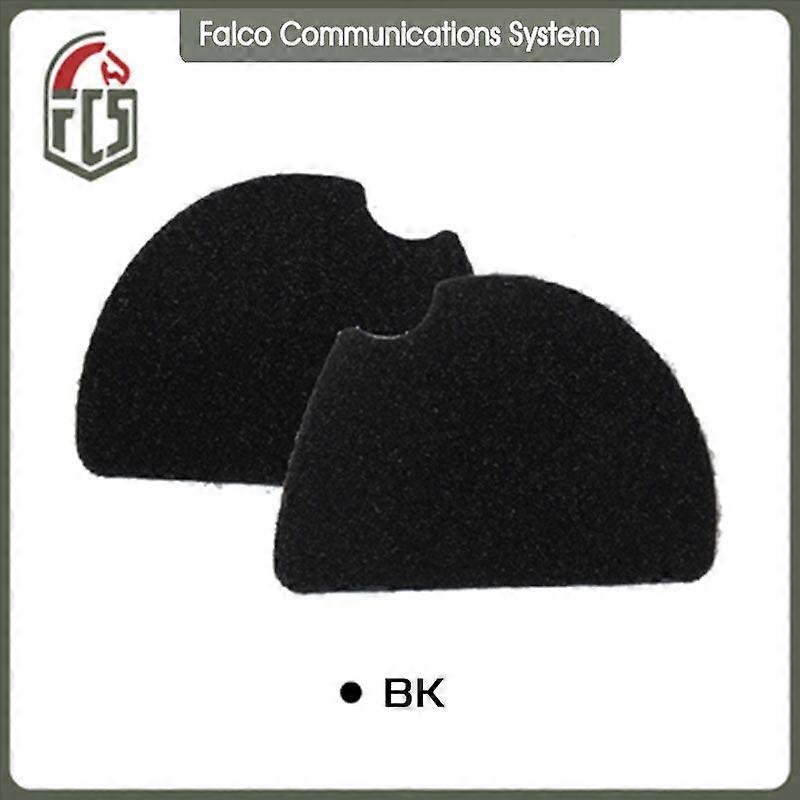 Black Hook &amp; Loop Sticker For Tactical Fcs Comtac3 Headset Communication Accessory