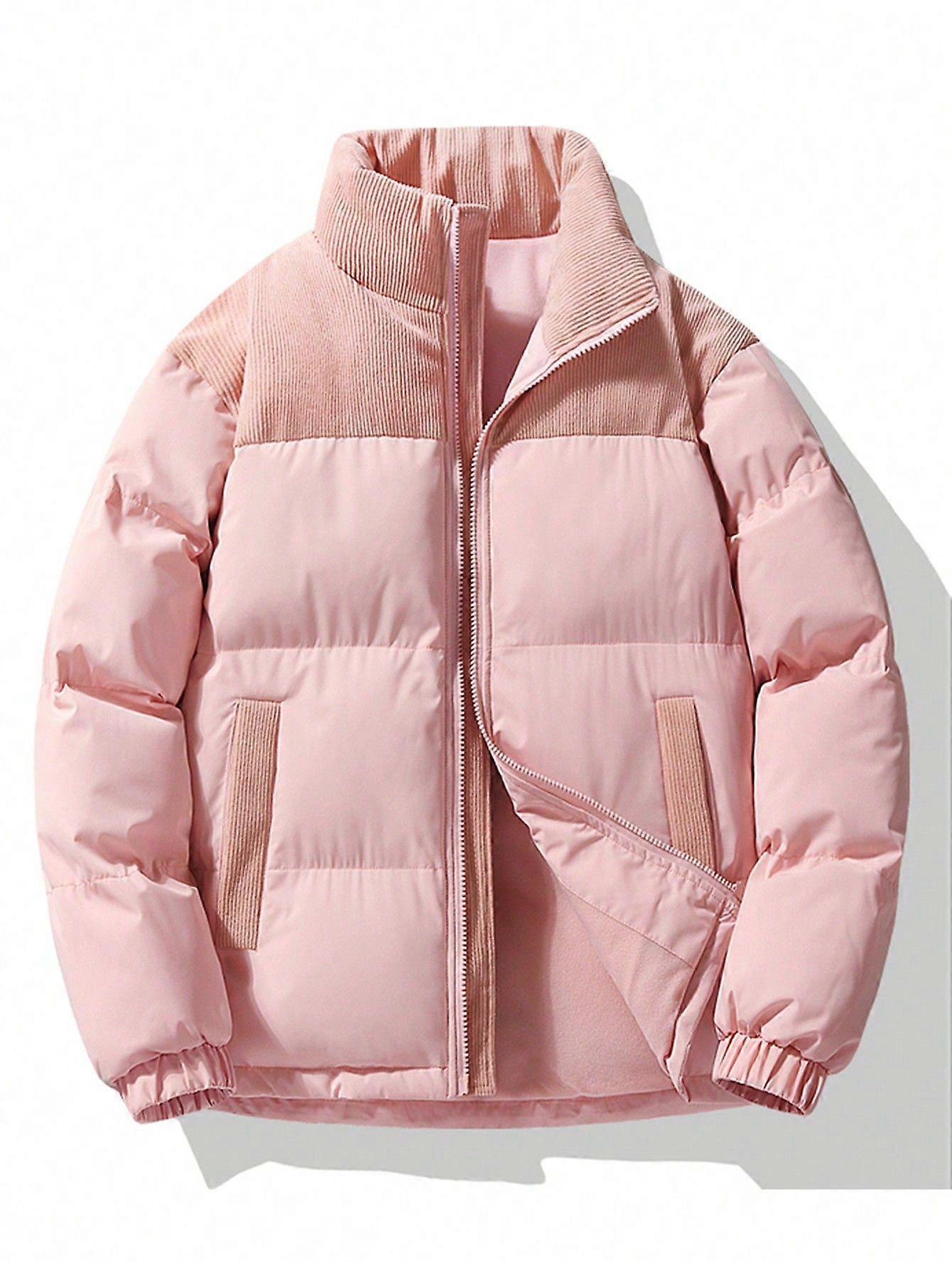 Heren Zip Up Puffer Coat