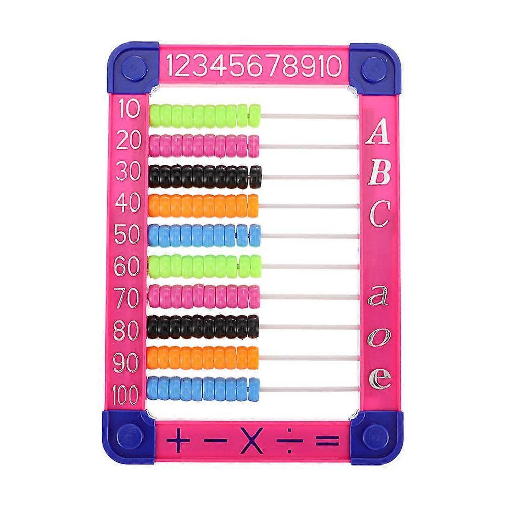 1pc Kid Abacus Arithmetic Abacus Math Educational Counting Toy (Random Color)