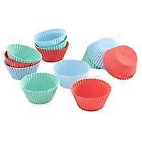 Platinum silicone cupcake molds 12 units