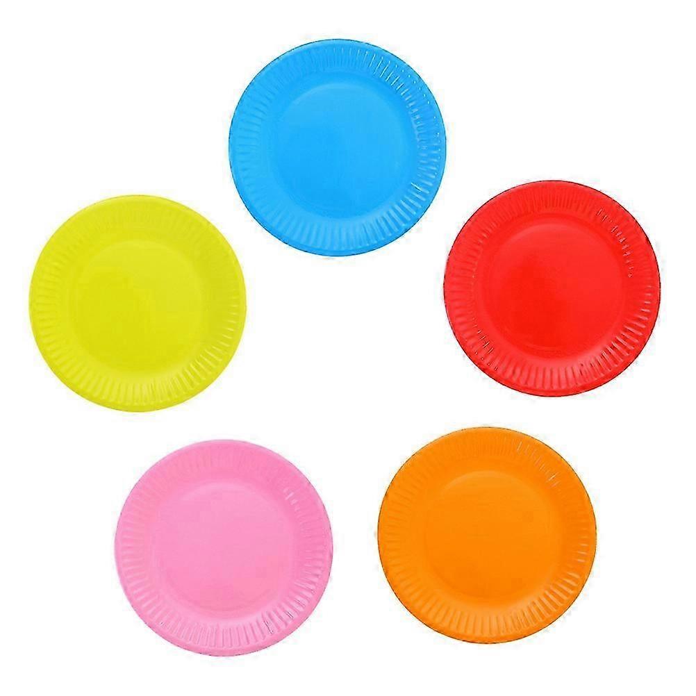 Paper Round Assorted Color for Holding 50Pcs