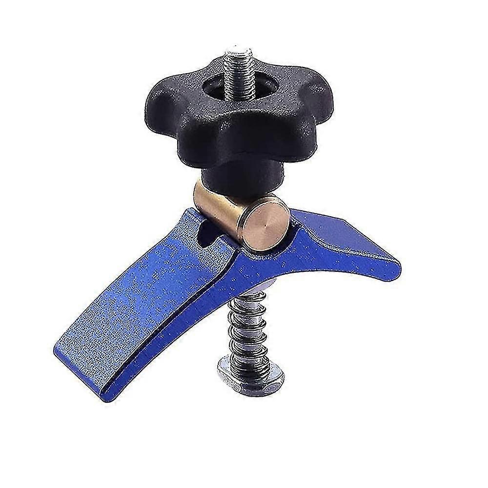 1 Pack M6 Quick Acting Mini T-holding Clamps For Work Tableblue