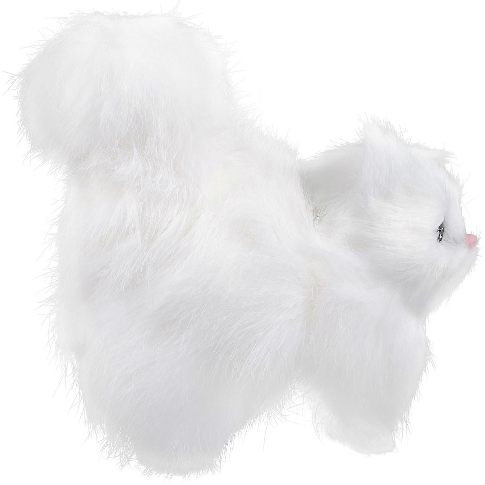 Plastic Cat Model for Decor Realistic Simulation Kitten Ornament