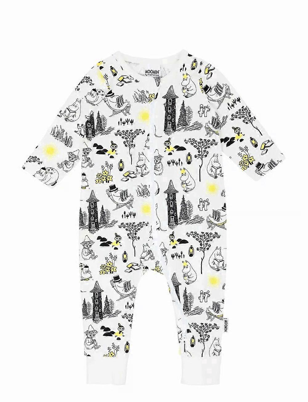 Mumin Lättja pyjamas svart/vit