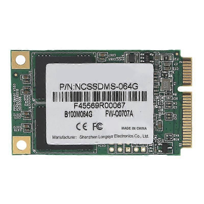 Msata Ssd 64g hårddiskdisk Intern Sata3 Mini Sata Iii Solid State Drive Hdd