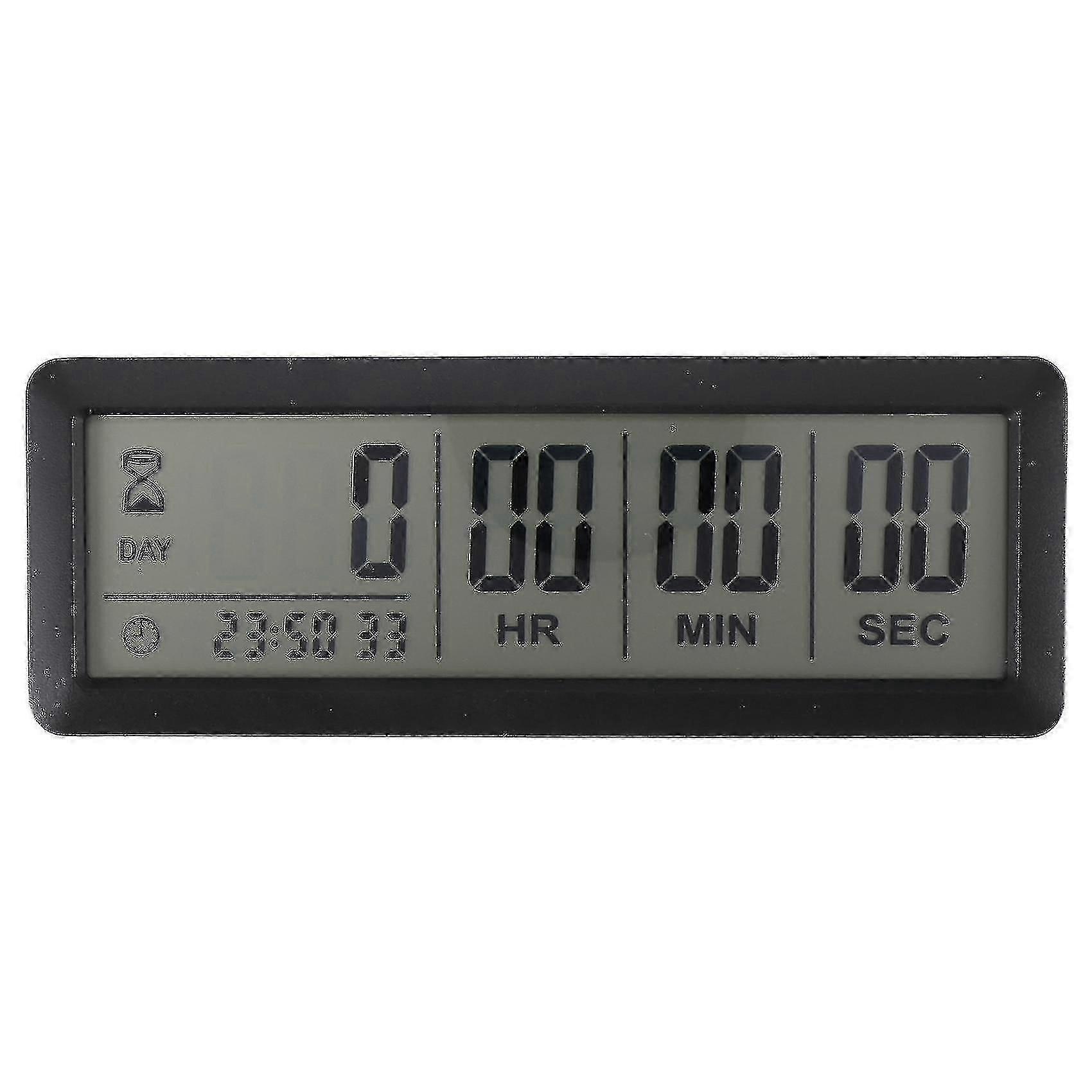 Big Digital Countdown Days Timer Clock - 999 Days Count Down Clock Timer For Graduation Lab Kitchen (negro)