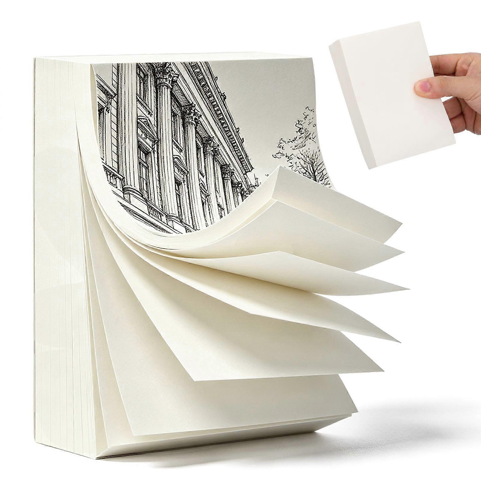 Blank Paper Note Pad White for Office Use with 250 Sheets for Quick Notes
