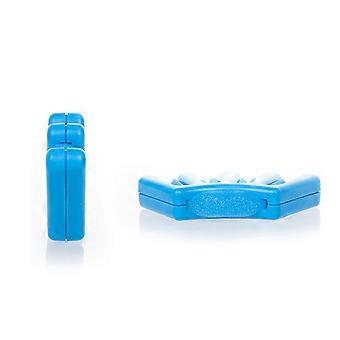 Frauen Mädchen Zopf Schwamm Haar Flechter Haar Flechtmaschine Französischer Flechter DIY Haarstyling Werkzeug (Blau)