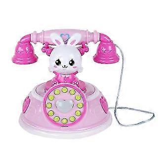 Spielzeugtelefon für Kinder, Kunststoffwählscheibe, sicheres Material, Rollenspiel, Fingerfertigkeit, Eltern-Kind-Interaktion