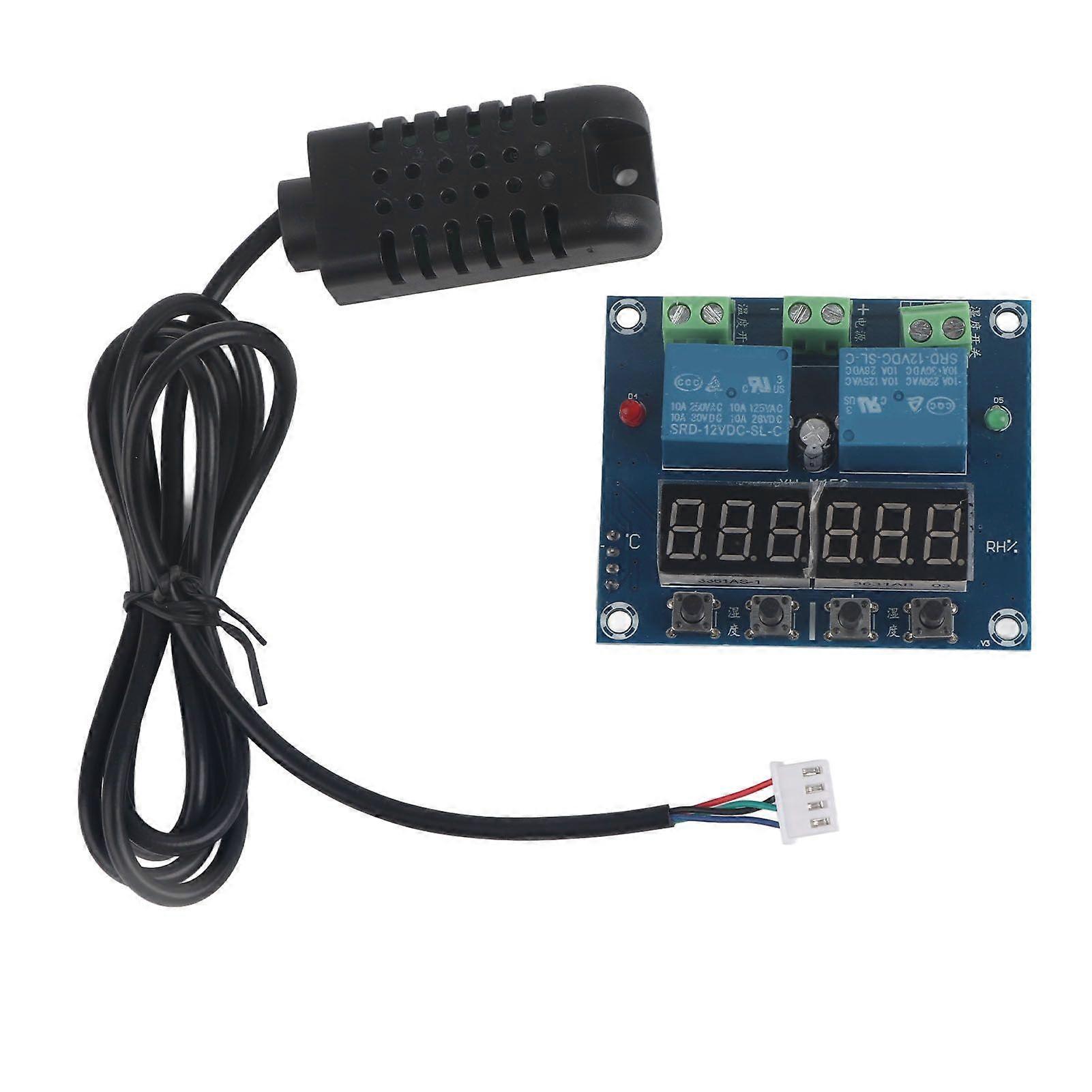 XHM452 DC 12V Dual Output Automatic Constant Temperature Humidity Control Module Control Board