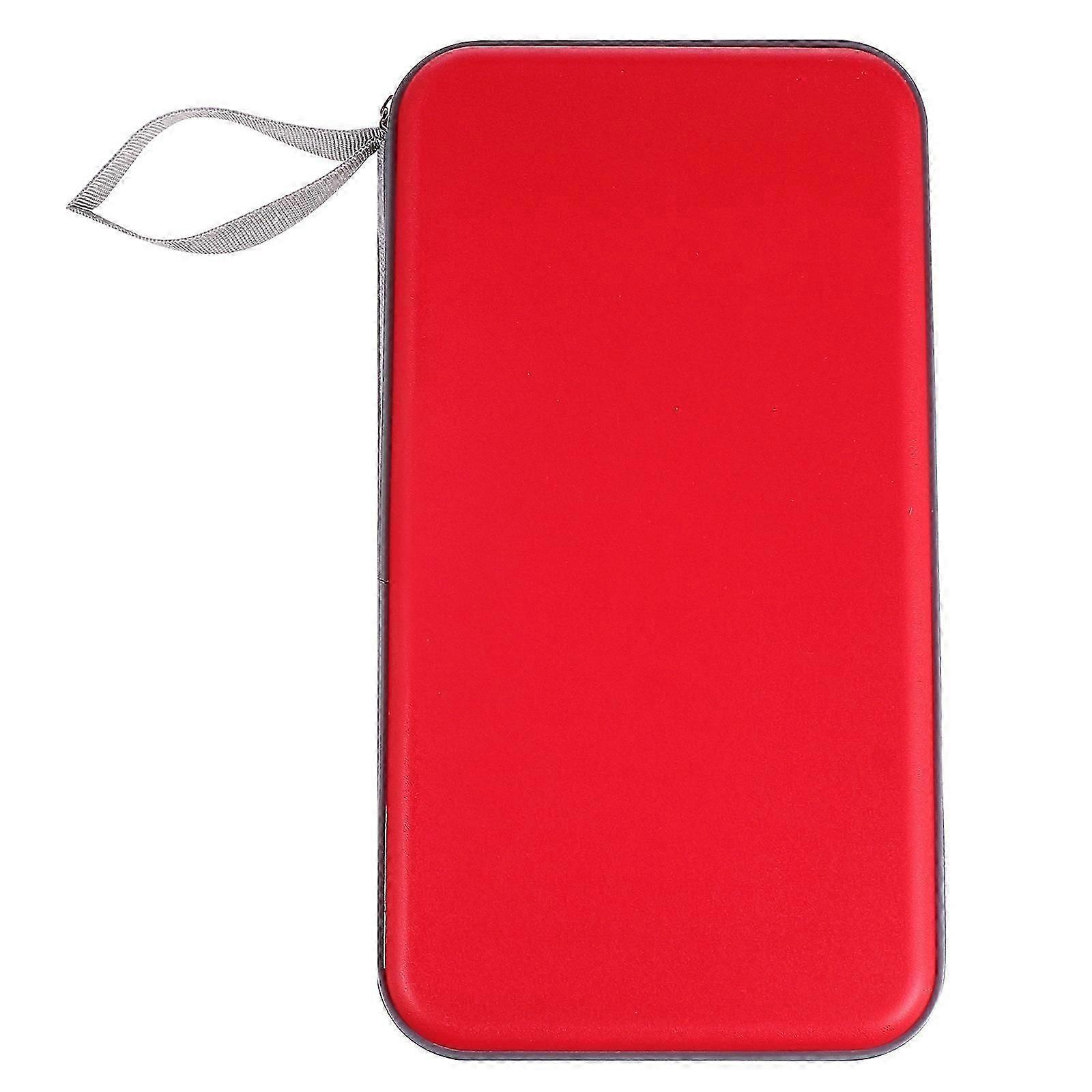Cd Package Red Dvd Storage Case for Protecting 80 Discs While Traveling
