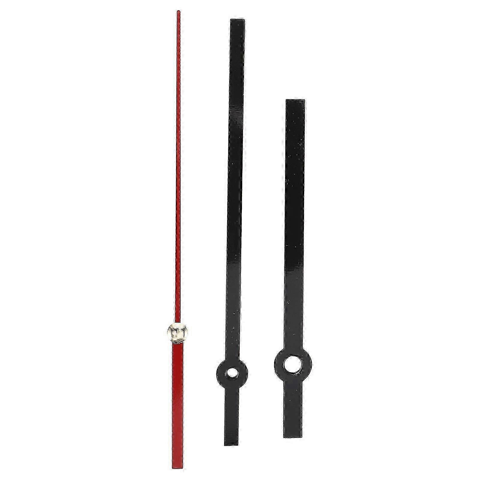 Metal Clock Hands Set - Black Pointers compatible with Clock Repair and DIY Replacement