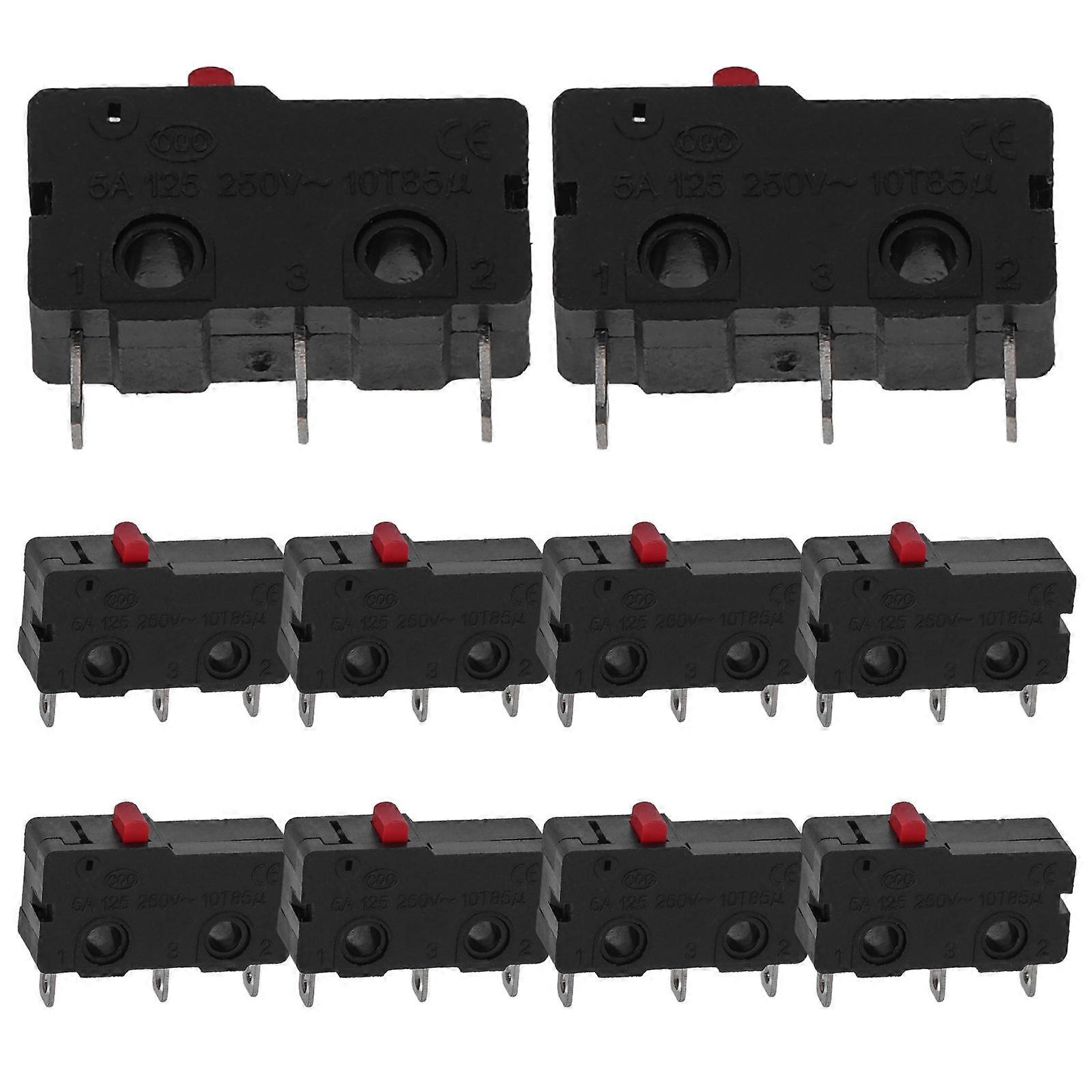 Appliance Switch Limit Switch for Switching 40Pcs Black Micro Replacement