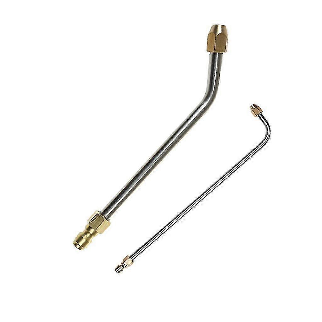 Angled Water Washer Lance Extension 2PCS 1/4" Quick Release
