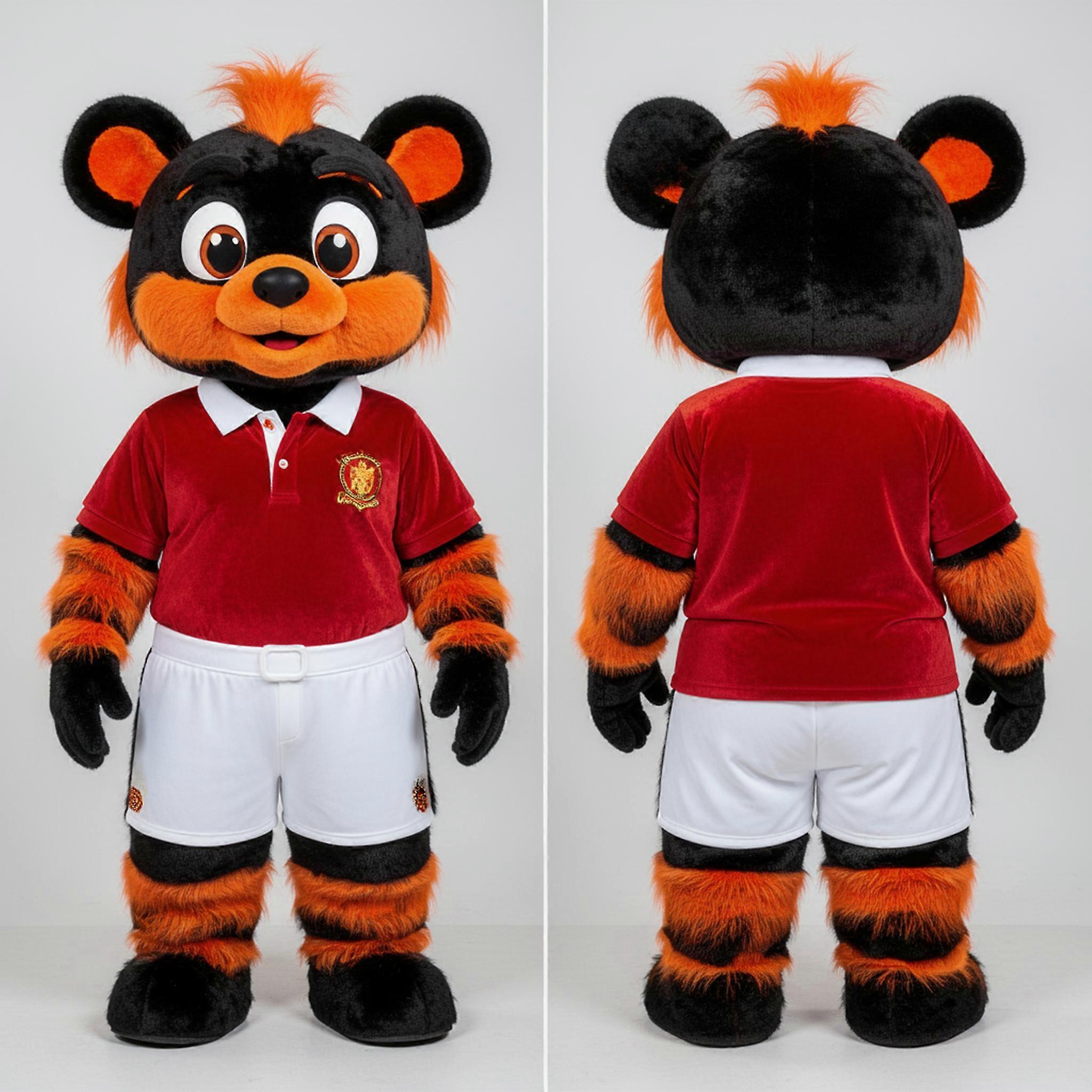 MASTICOT Rust Orange Wide Eyed Mandarin Mascot