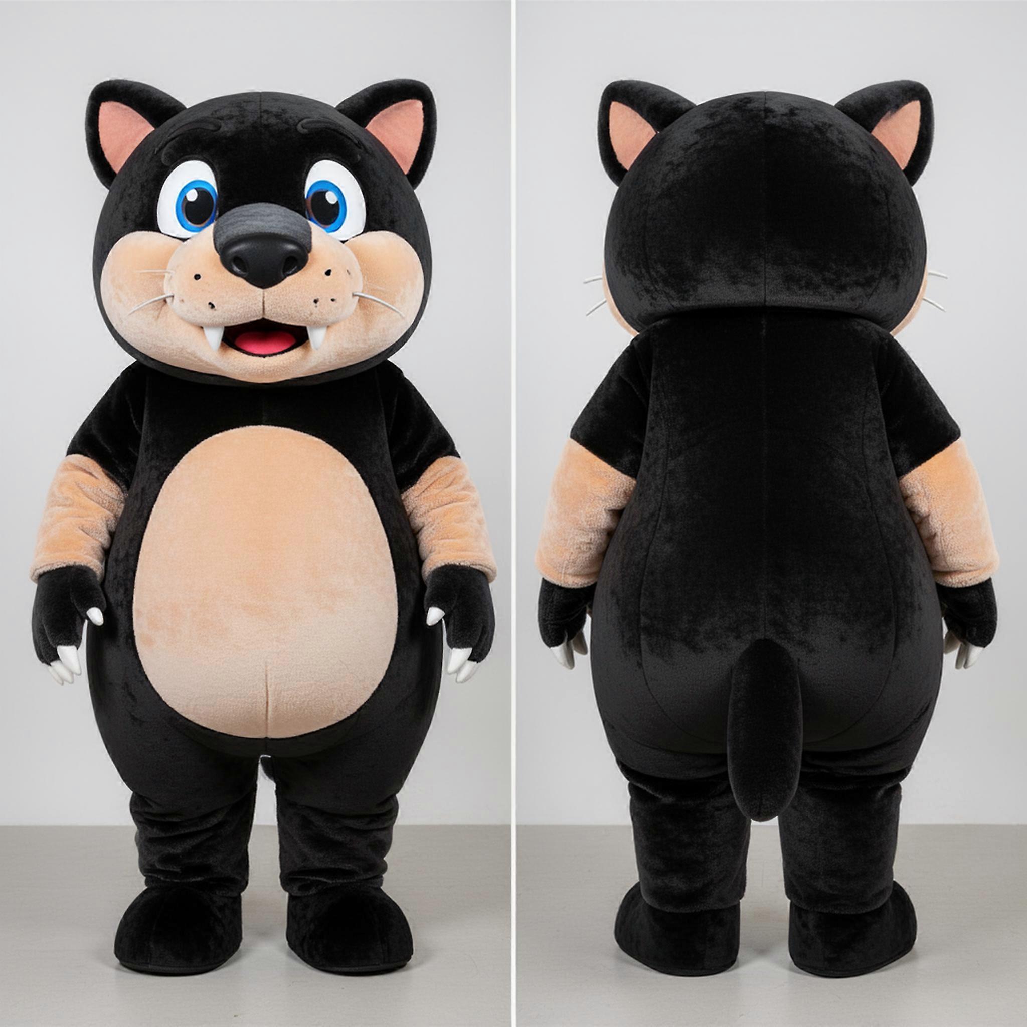 MASTICOT Ebony Cartoon Thylacosmilus Mascot