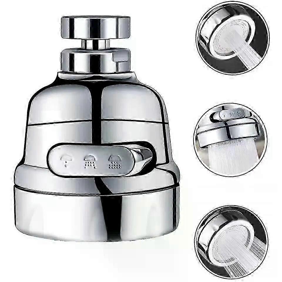360 Degree Movable Kitchen Faucet Head, 3 Modes