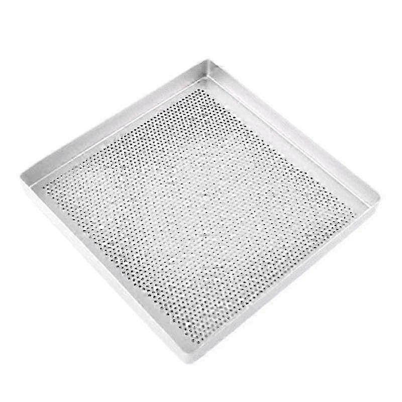 Perforated Square Aluminum Baking Tray