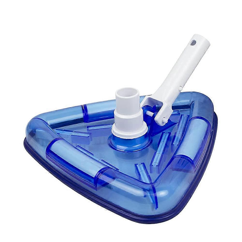 Triangular Pool Vacuum Head for Above Ground and Inground Pools, Transparent Vinyl Cleaner