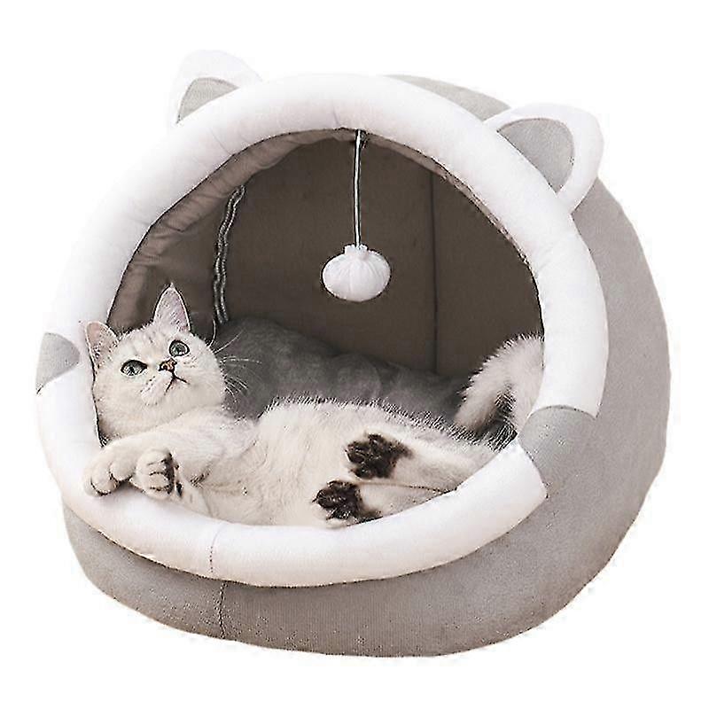 Foldable Soft Cat Cave Bed