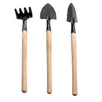 Mini Garden Tool Set with Wooden Handle for Home 1Set Practical Gardening Tools
