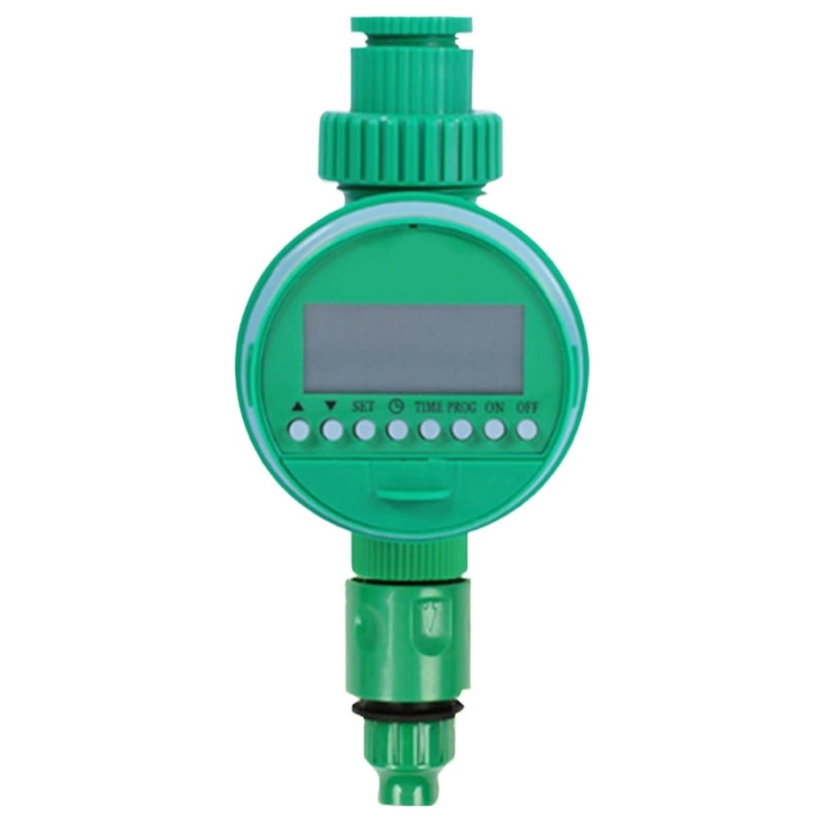 Automatic Garden Water Timer with Digital Display Control, Programmable Drip System and Weatherproof Design