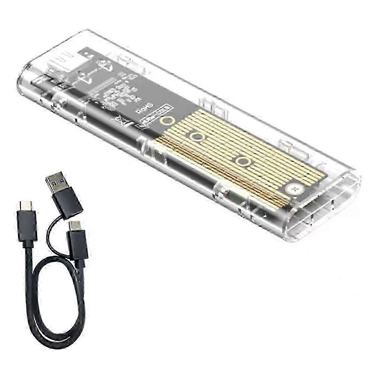 NVMe M.2 SSD Enclosure USB-C 10Gbps