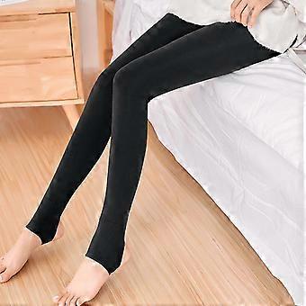 Bare Leg Fleece-Lined Slimming Pantyhose - Warm, Elastic One-Piece Women's Leggings for Autumn and Winter