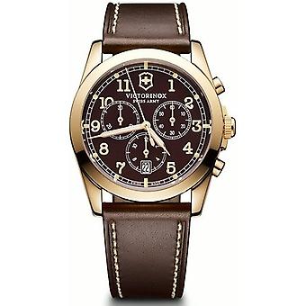 Victorinox infantry Quartz Analog Man Watch with Cowhide Bracelet V241647