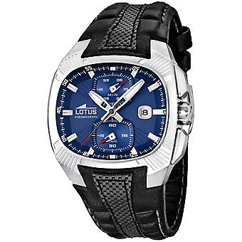 Lotus doom Quartz Analog Man Watch with Cowhide Bracelet 15753/A