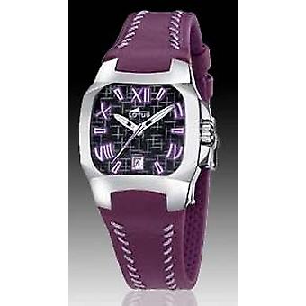 R. lotus code sra(p) ac.cograna e.neglil Watch for Women Analog Quartz with Cowskin Bracelet 15510/8