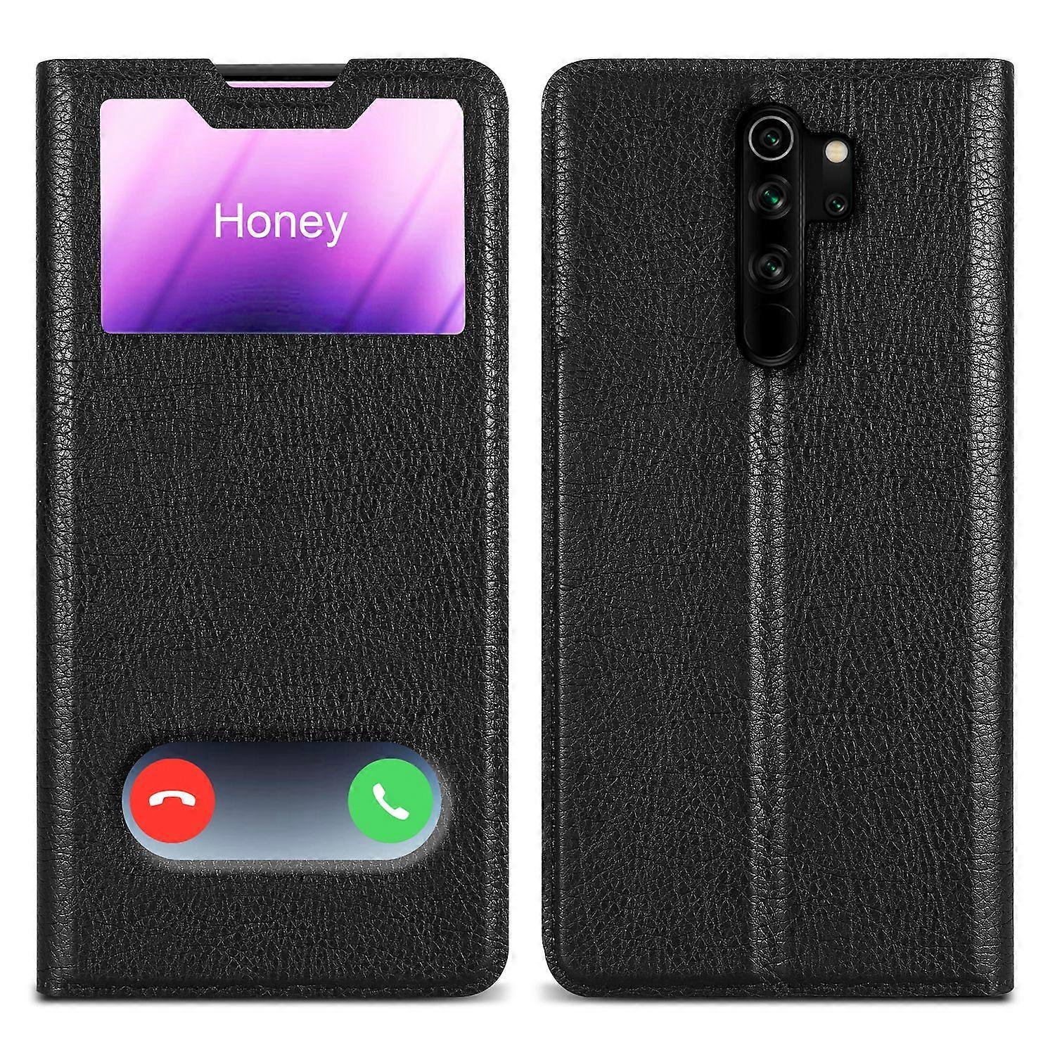 Case compatible with Xiaomi Redmi Note 8 Pro - with 2 viewing windows